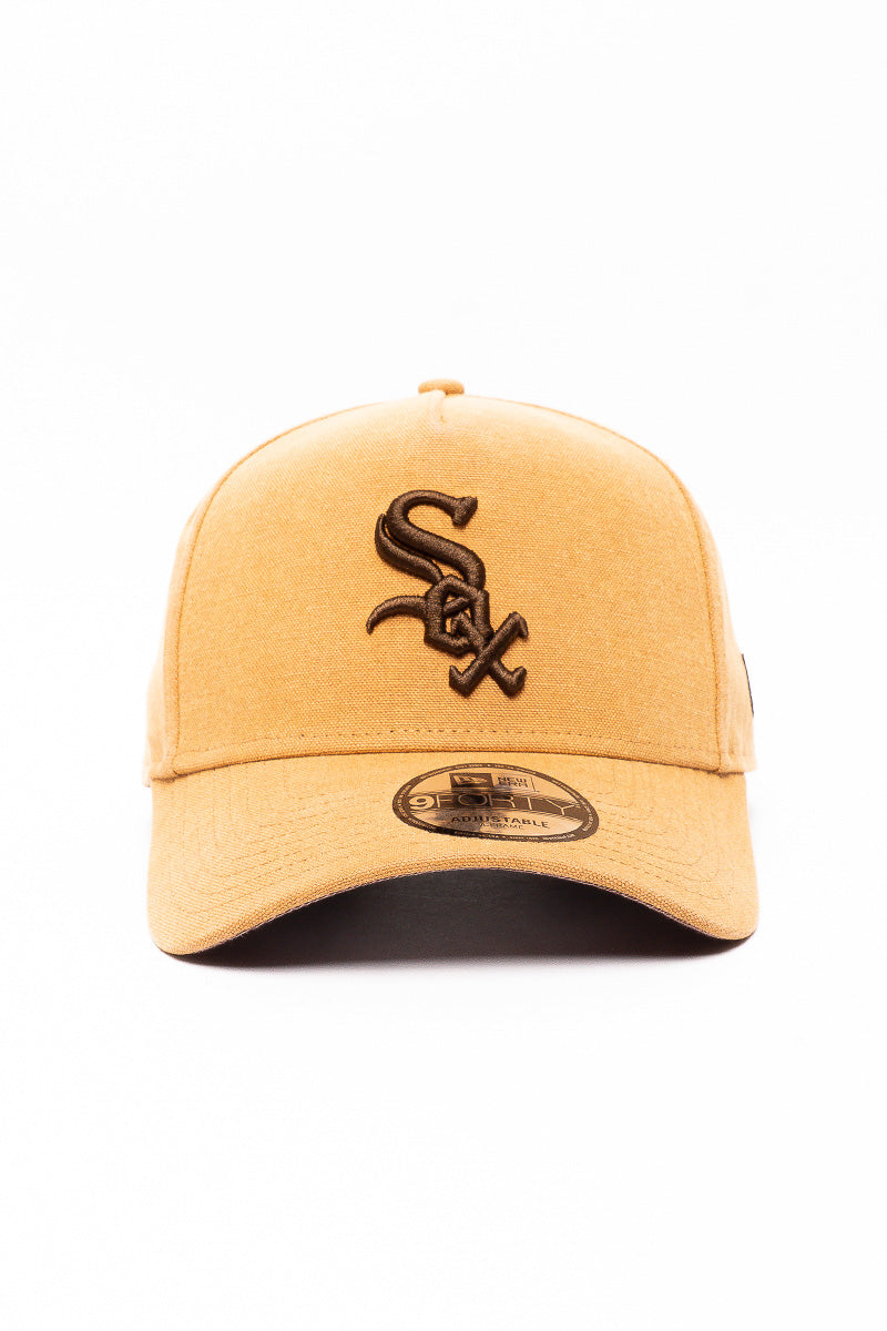 9Forty Chicago White Sox Washed Bronze Canvas Cap - Mens