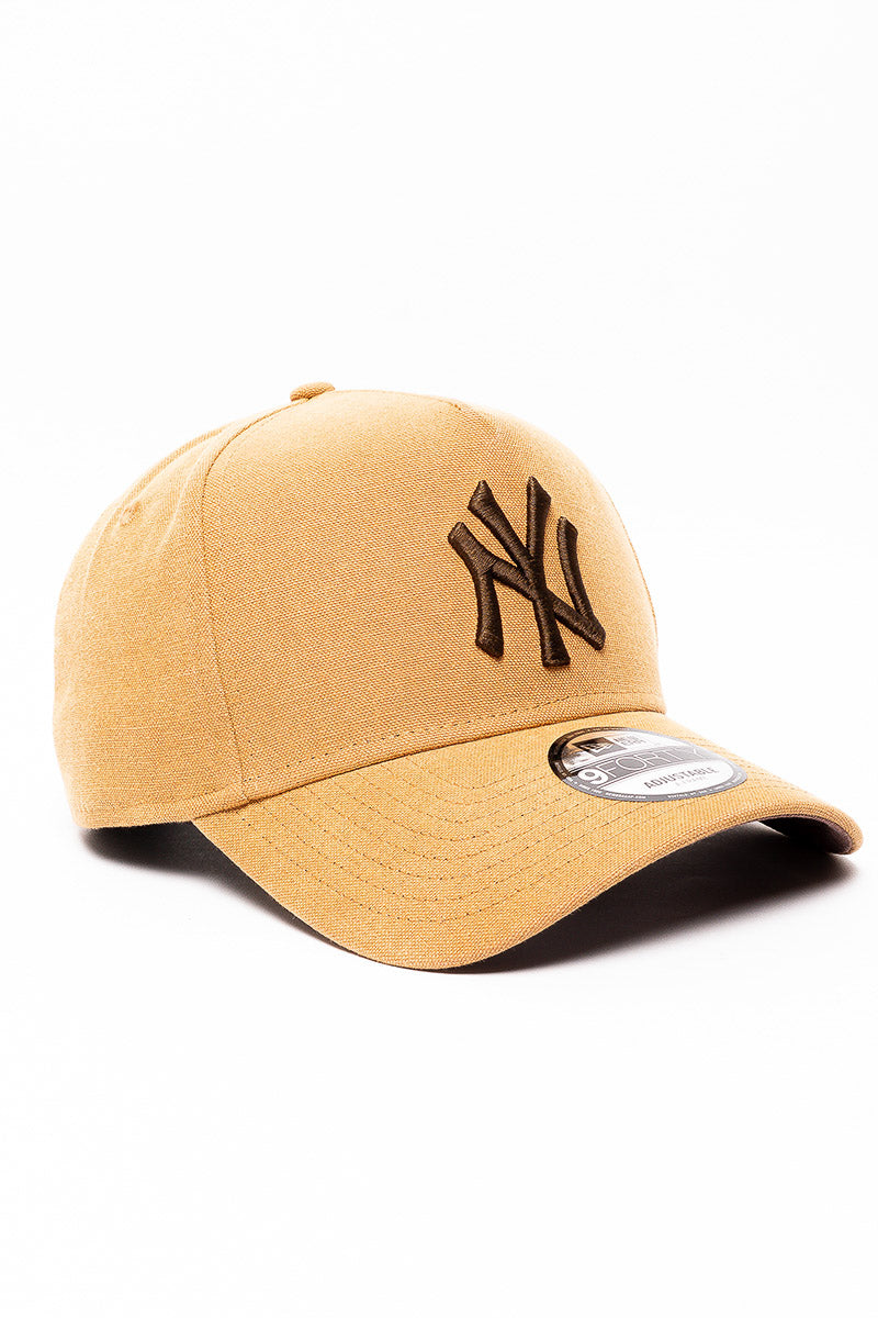 9Forty NY Yankees Washed Bronze Canvas Cap - Womens
