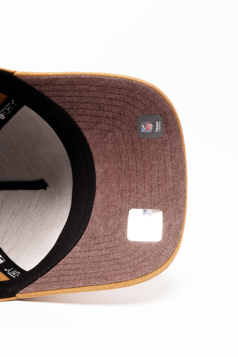 9Forty NY Yankees Washed Bronze Canvas Cap - Womens