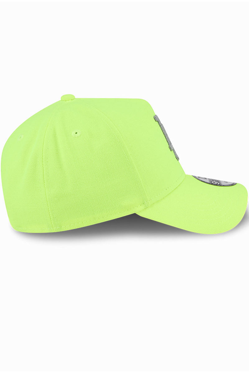 9Forty LA Dodgers 'Hi Viz' A-Frame Snapback