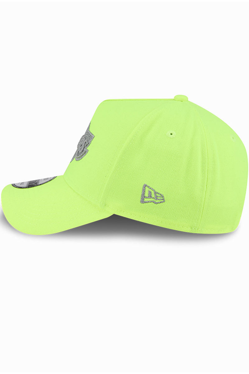 9Forty LA Lakers 'Hi-Viz' A-Frame Snapback