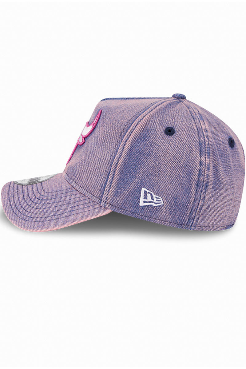 Chicago Bulls 9Forty Pink Acid Denim A-Frame Snapback