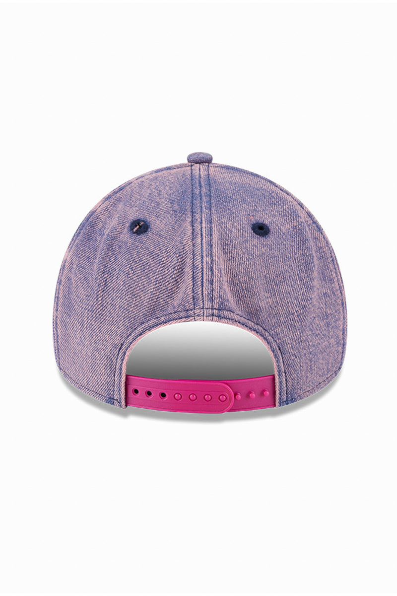 LA Dodger 9Forty Pink Acid Denim A-Frame Snapback
