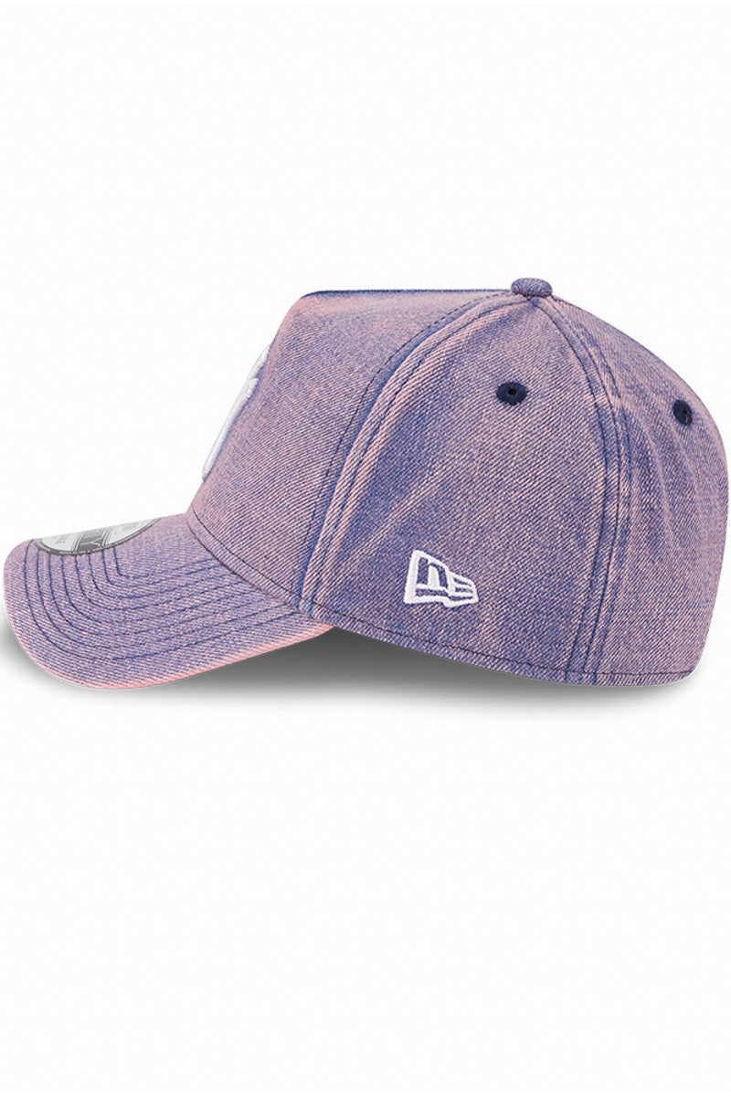 New York Yankees 9Forty Pink Acid Denim A-Frame Snapback
