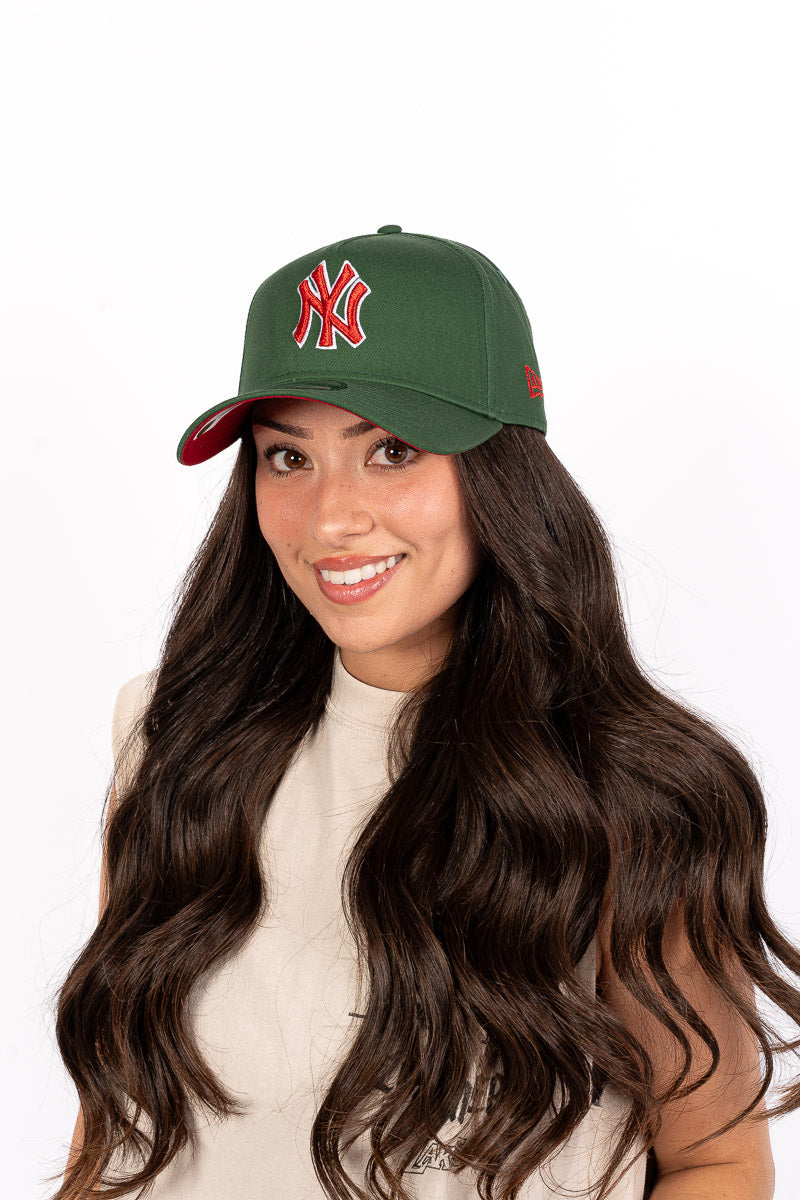 NY Yankees 9Forty Cilantro A-Frame Snapback