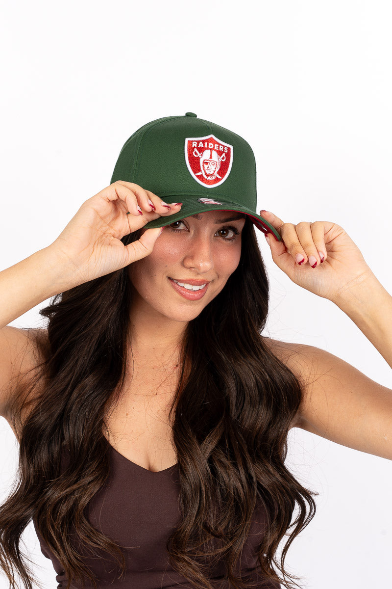 9Forty Raiders Christmas Snapback Womens