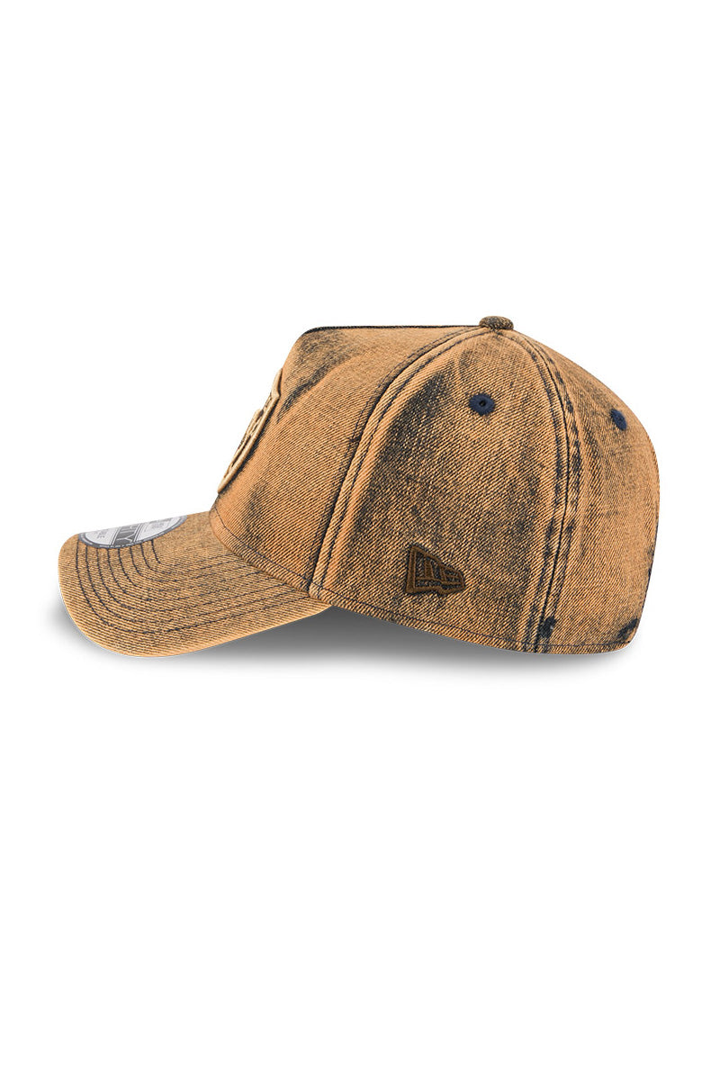 Las Vegas Raiders 940 A-Frame Overwashed Denim Cap - Mens