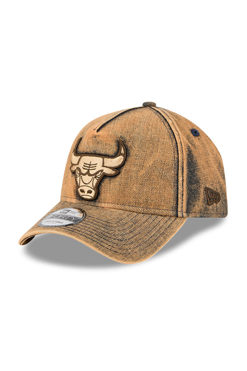 Chicago Bulls 940 A-Frame Overwashed Denim Cap - Mens