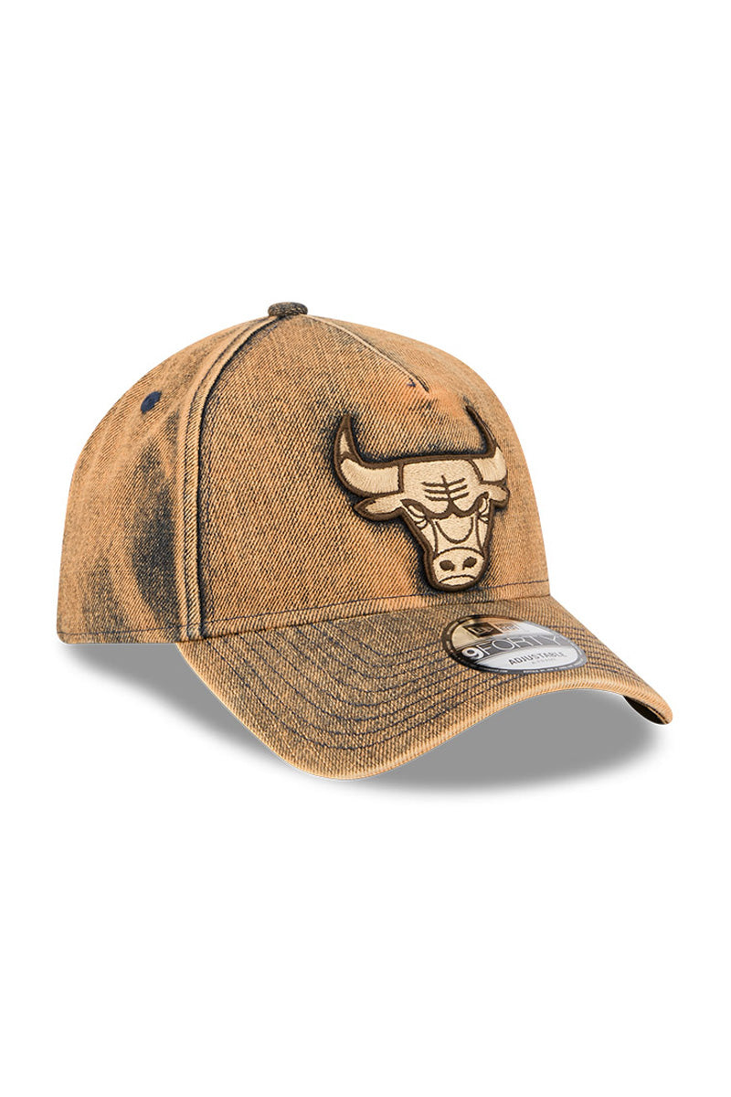 Chicago Bulls 940 A-Frame Overwashed Denim Cap - Mens
