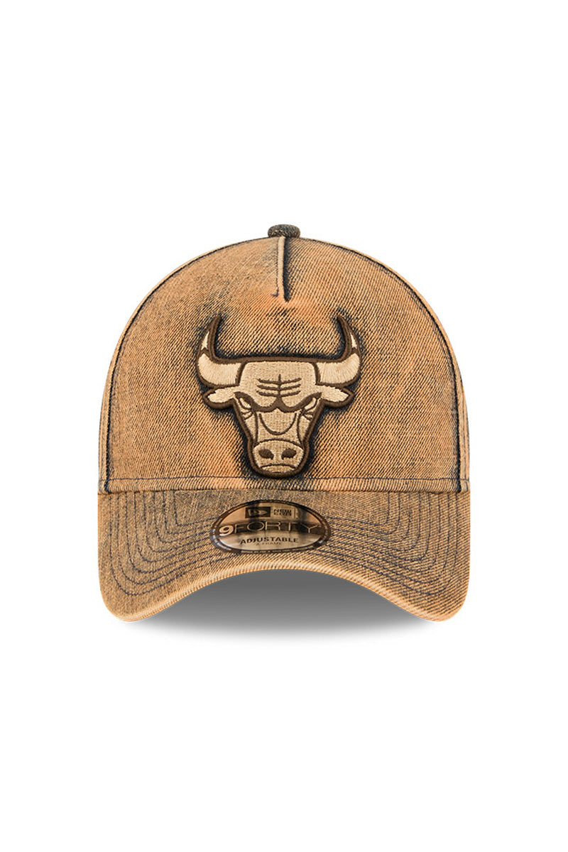 Chicago Bulls 940 A-Frame Overwashed Denim Cap - Mens