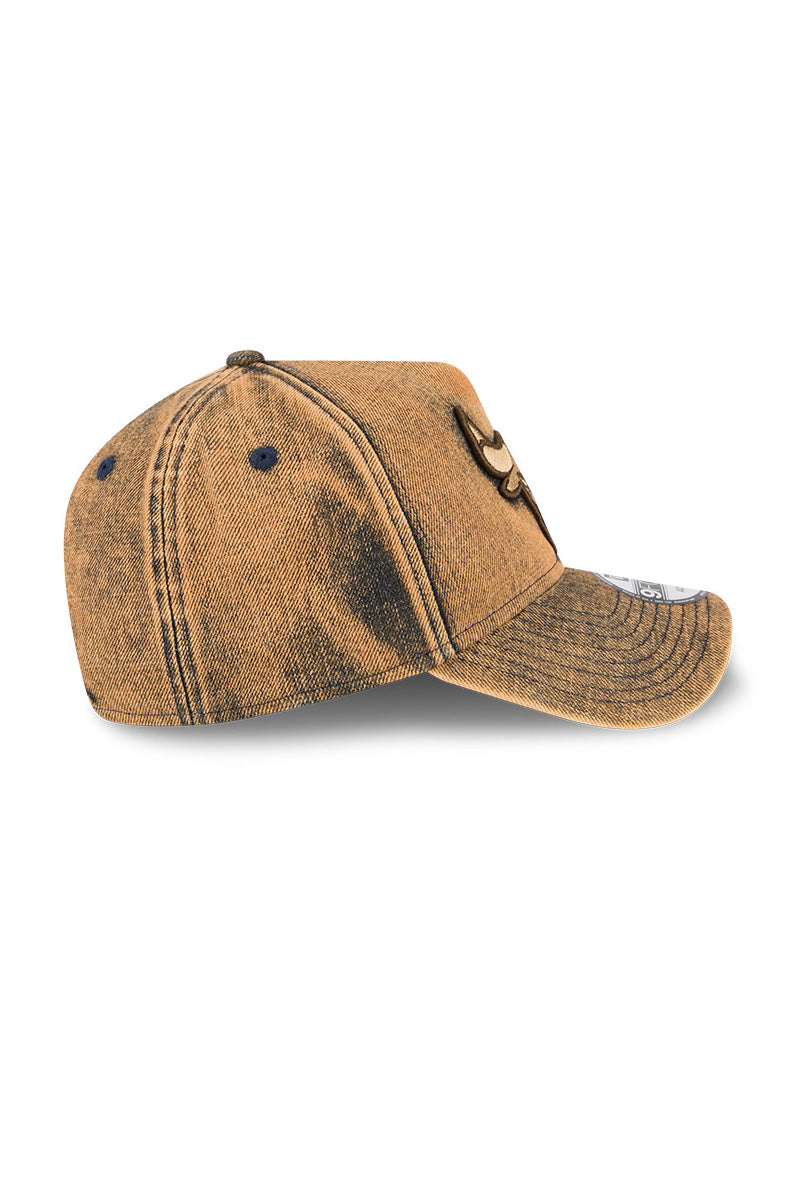 Chicago Bulls 940 A-Frame Overwashed Denim Cap - Mens