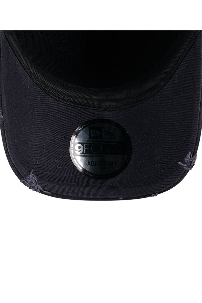 NY Yankees Navy Distressed NY 940 A-Frame Cap - Mens