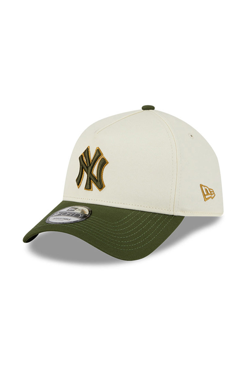 NY Yankees 940 A-Frame  Metallic Logo Cap - Mens