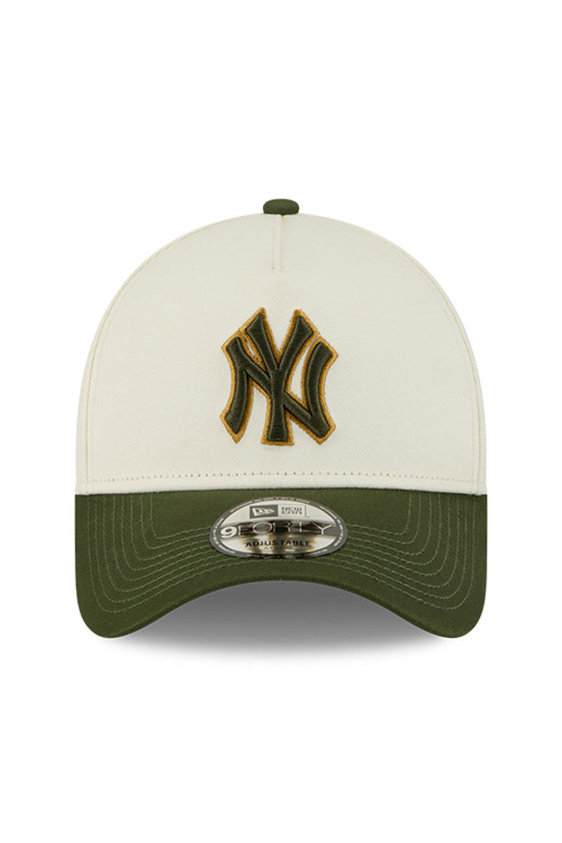 NY Yankees 940 A-Frame  Metallic Logo Cap - Mens