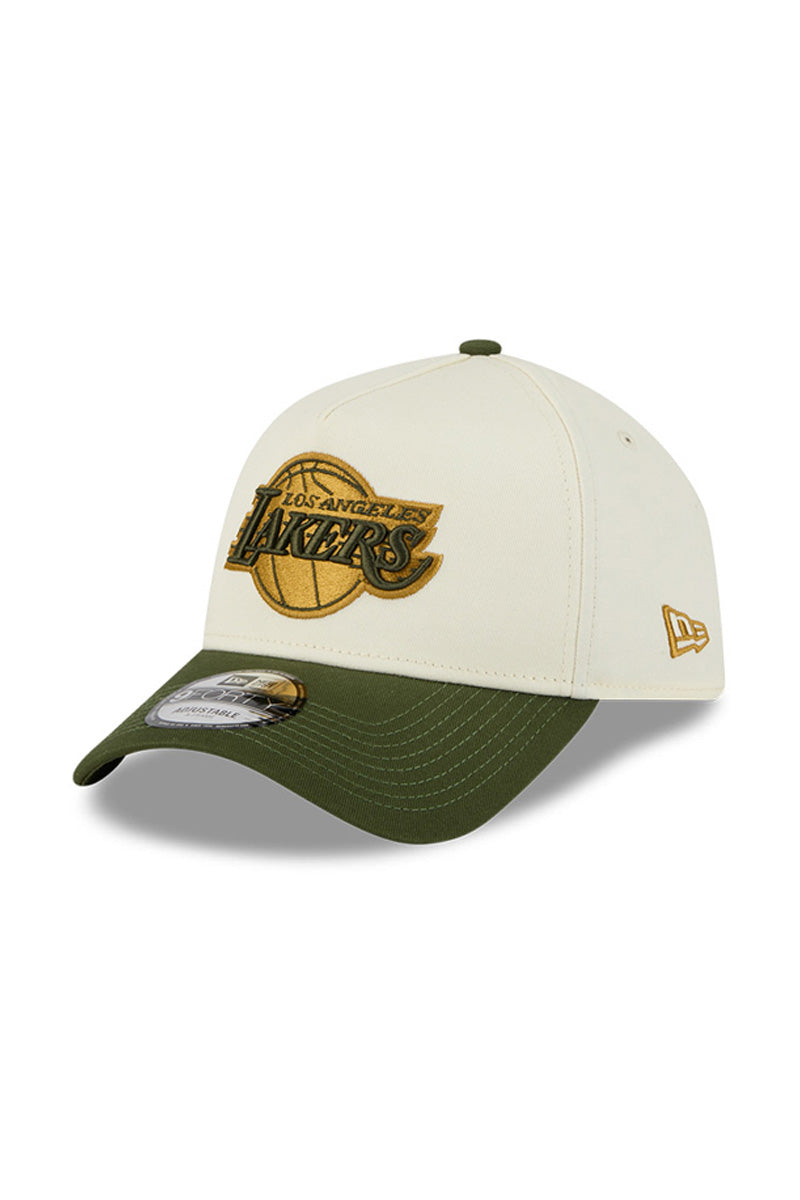 LA Lakers 940 A-Frame  Metallic Logo Cap - Mens