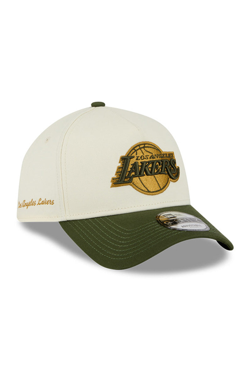 LA Lakers 940 A-Frame  Metallic Logo Cap - Mens