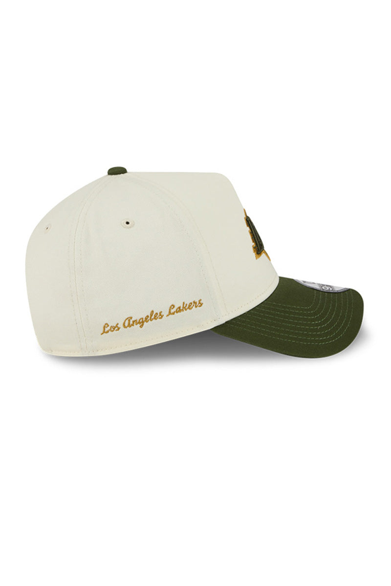 LA Lakers 940 A-Frame  Metallic Logo Cap - Mens