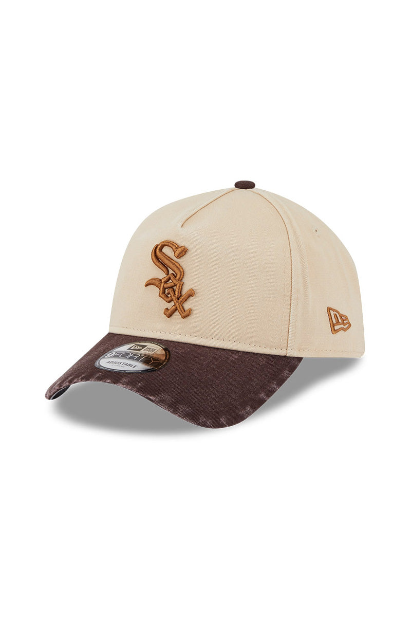 Chicago White Sox 940 A-Frame Washed Earth Cap - Mens