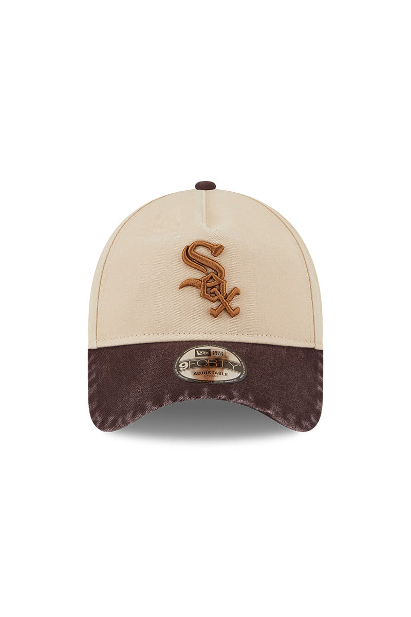 Chicago White Sox 940 A-Frame Washed Earth Cap - Mens