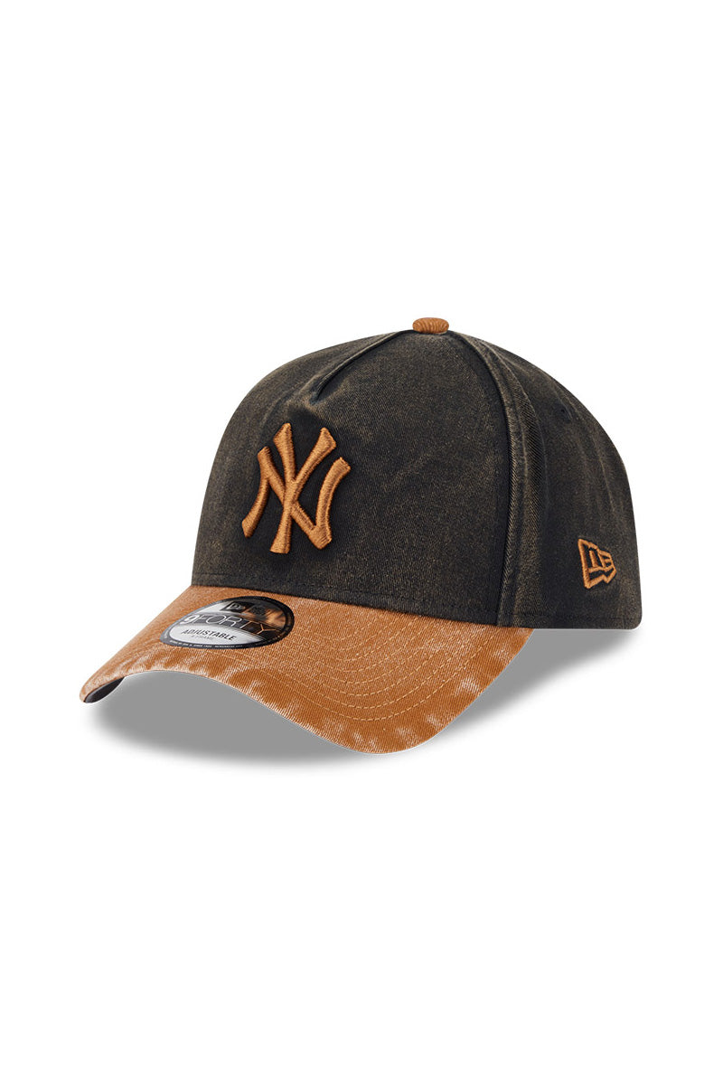 NY Yankees 940 A-Frame Washed Earth Cap - Mens