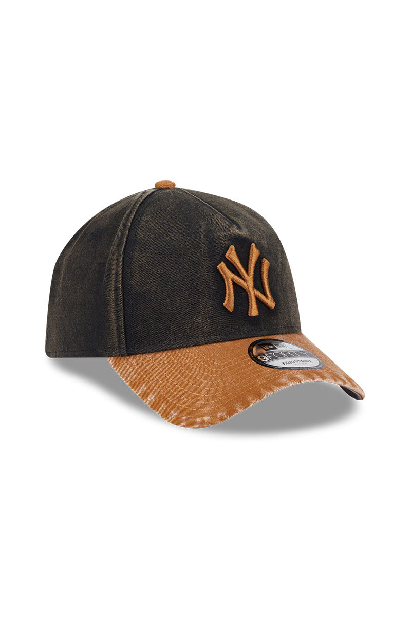 NY Yankees 940 A-Frame Washed Earth Cap - Mens