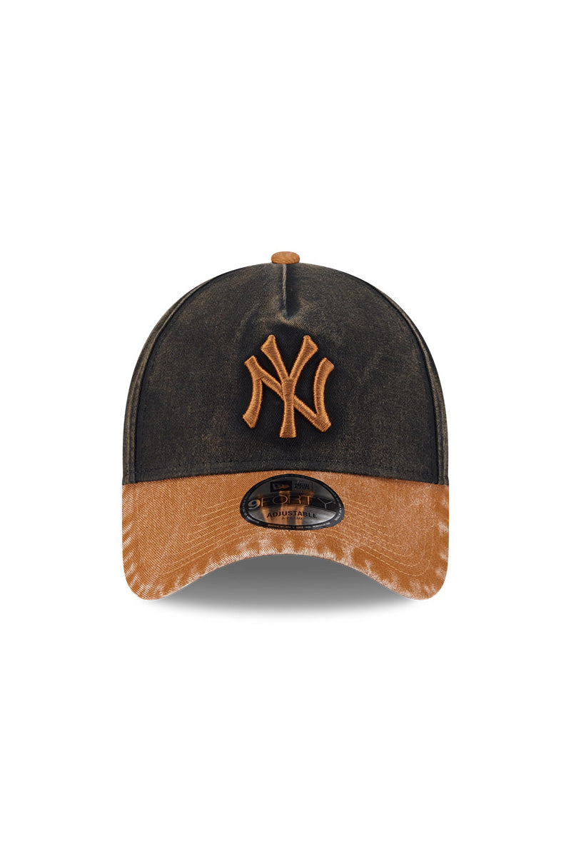 NY Yankees 940 A-Frame Washed Earth Cap - Mens