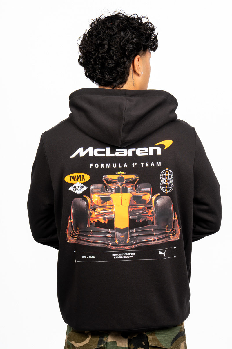 Puma x McLaren Racing Graphic Black Hoodie - Mens
