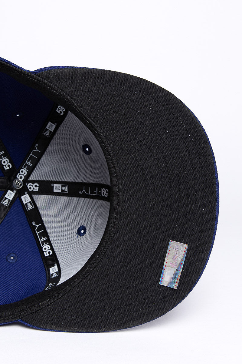 LA Dodders Dark Royal 59Fifty Fitted Cap - Womens