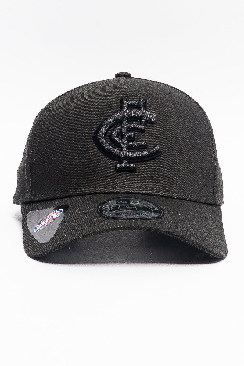 Carlton Blues AFL Triple Black 9Forty Snapback