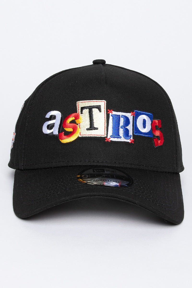 Houston Astros Jumble 9Forty Snapback