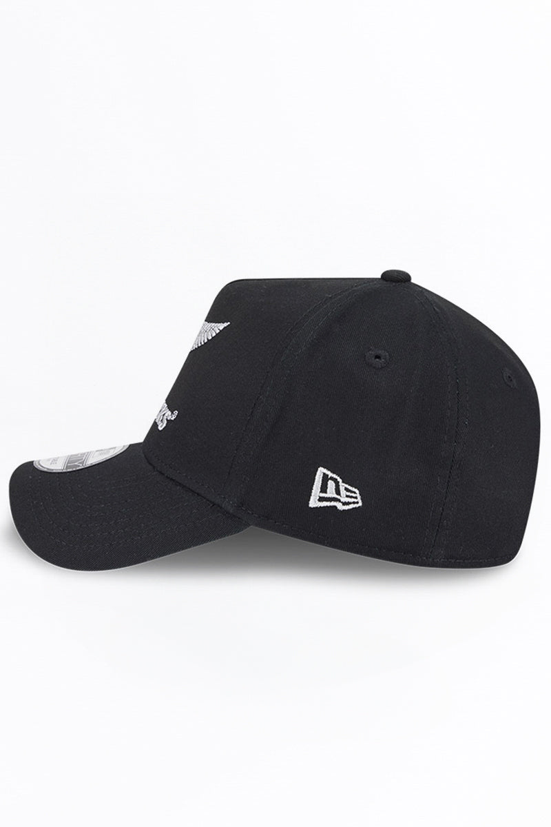 9Forty All Blacks Silver Fern 2-Tone Cap