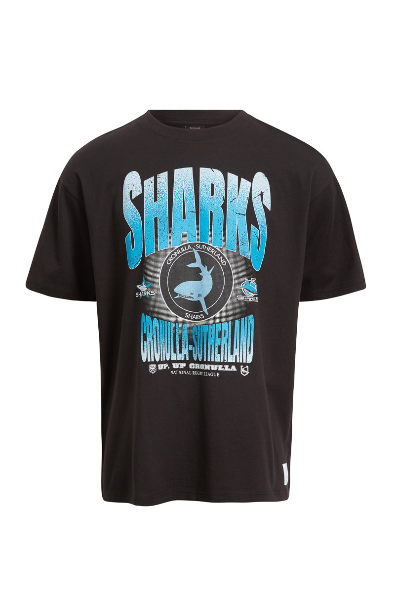 Cronulla Sharks Boxy Fit Graphic Tee