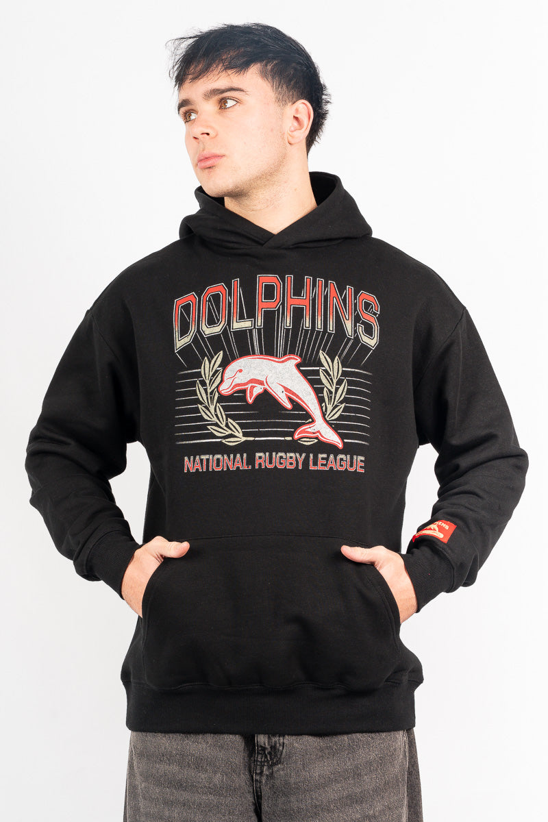 Redcliffe Dolphins Wreath Hoodie