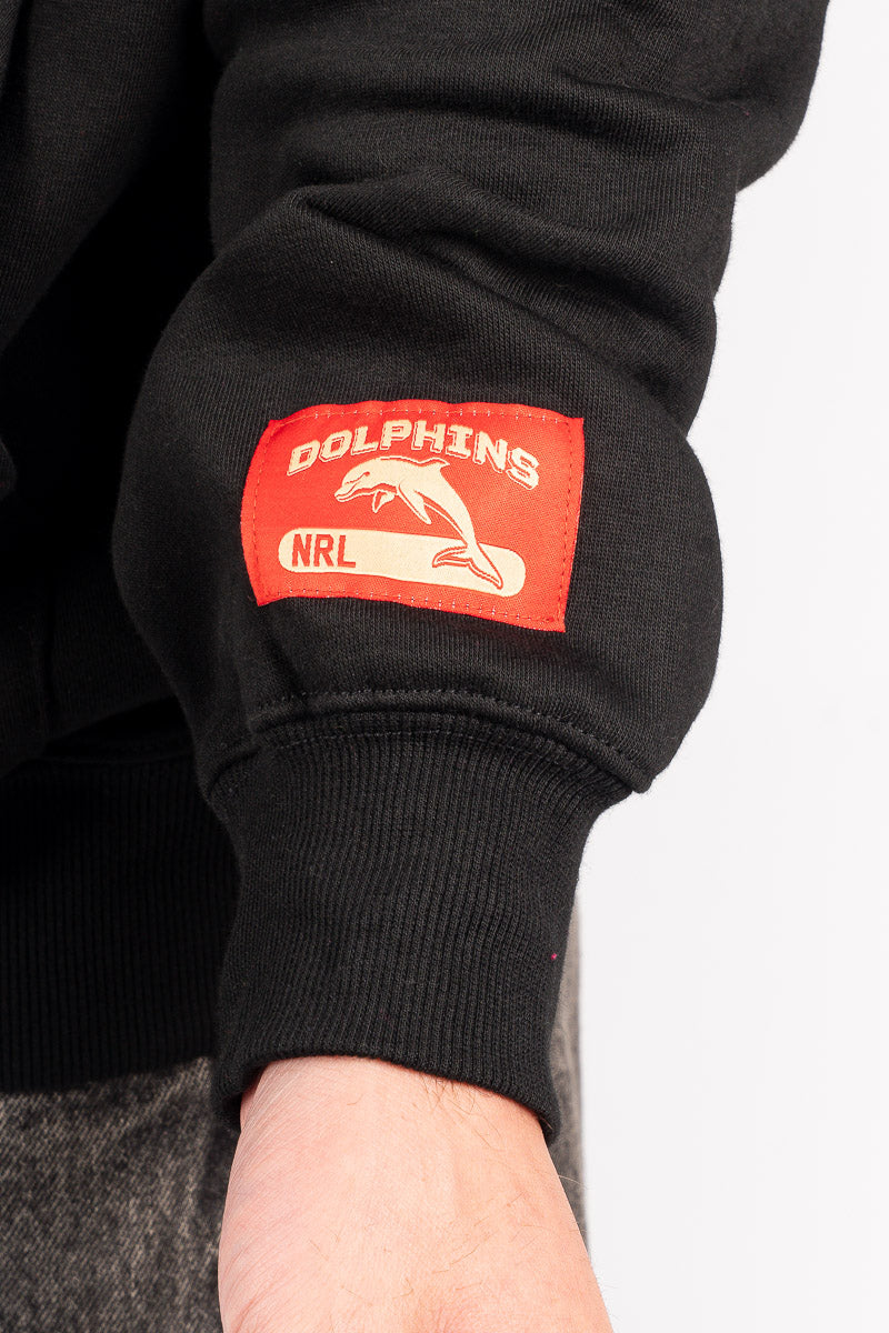 Redcliffe Dolphins Wreath Hoodie