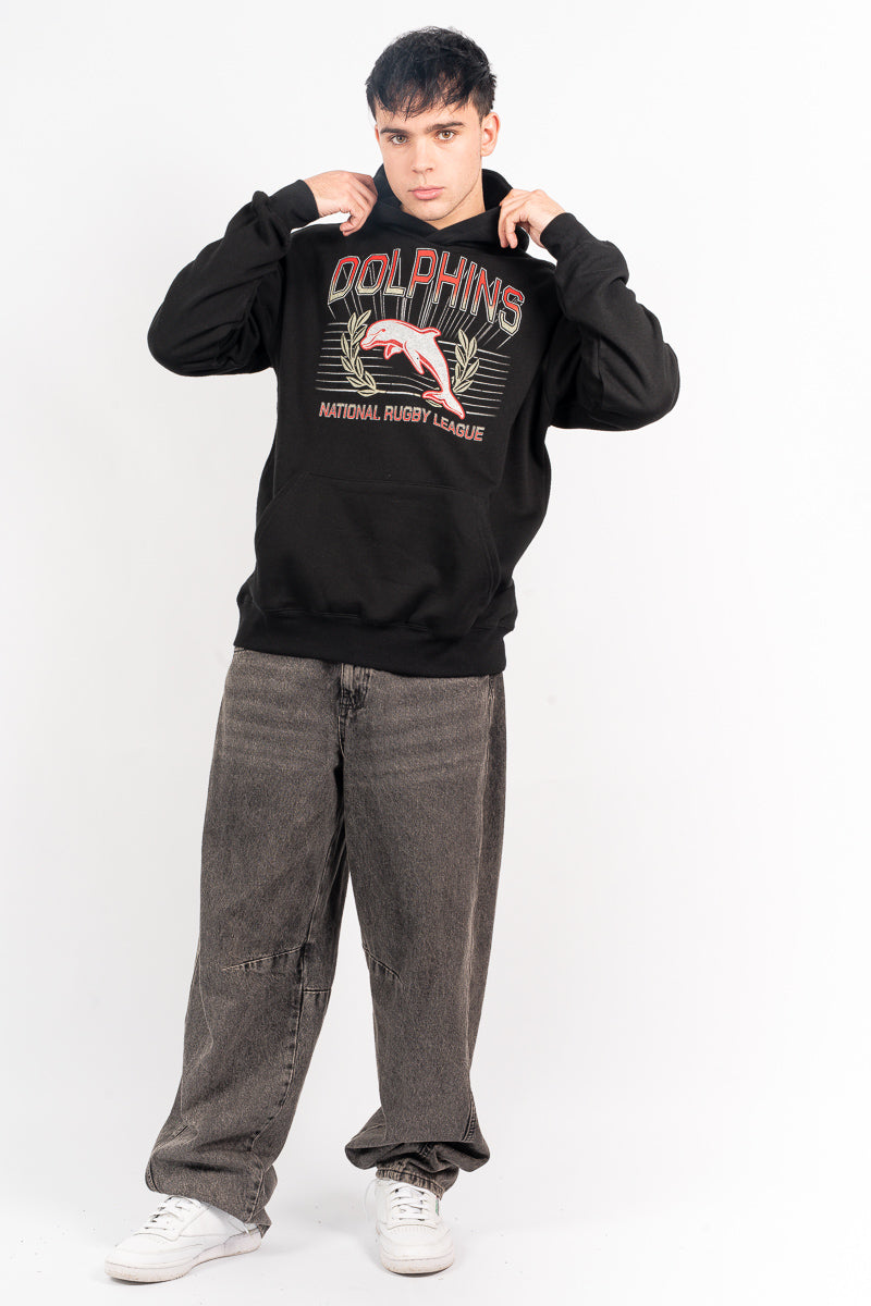 Redcliffe Dolphins Wreath Hoodie