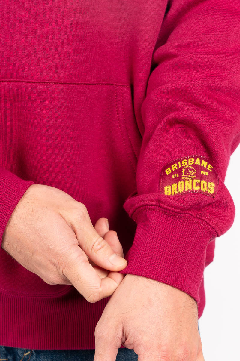 Brisbane Broncos NRL Banner Hoodie