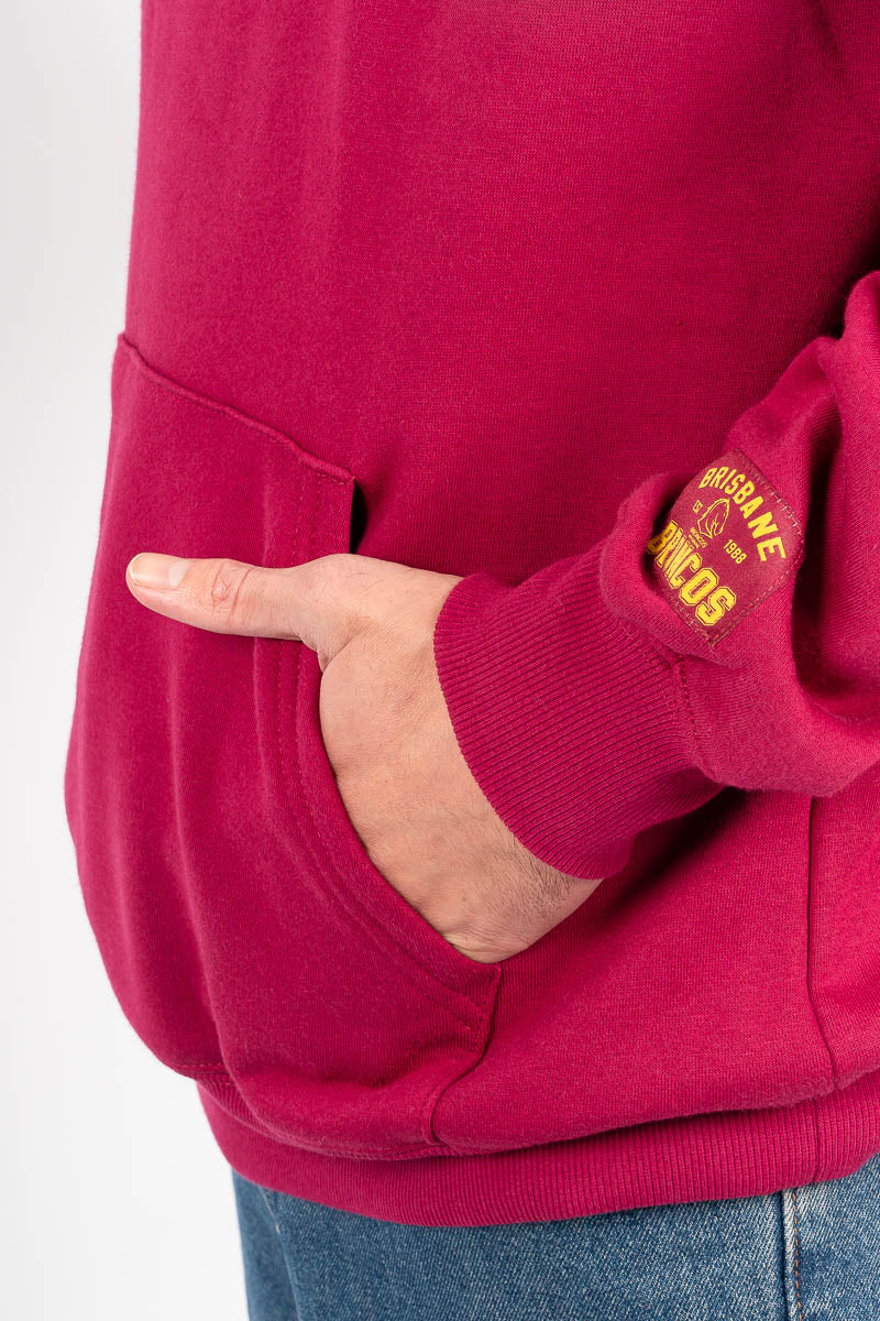 Brisbane Broncos NRL Banner Hoodie