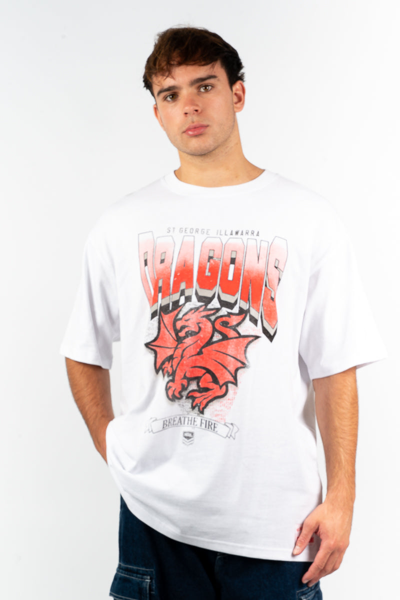 St George Dragons 1908 Tri-Line NRL Tee - Mens