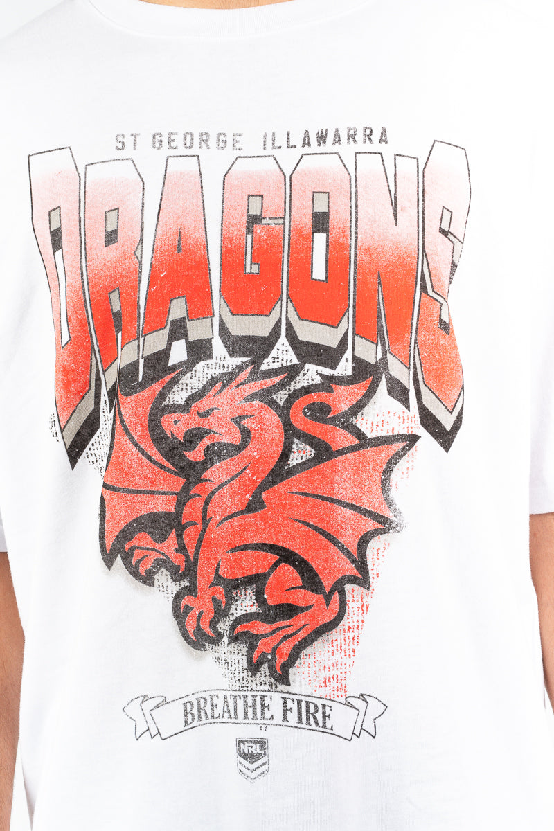 St George Dragons 1908 Tri-Line NRL Tee - Mens