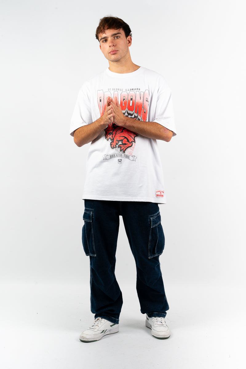 St George Dragons 1908 Tri-Line NRL Tee - Mens