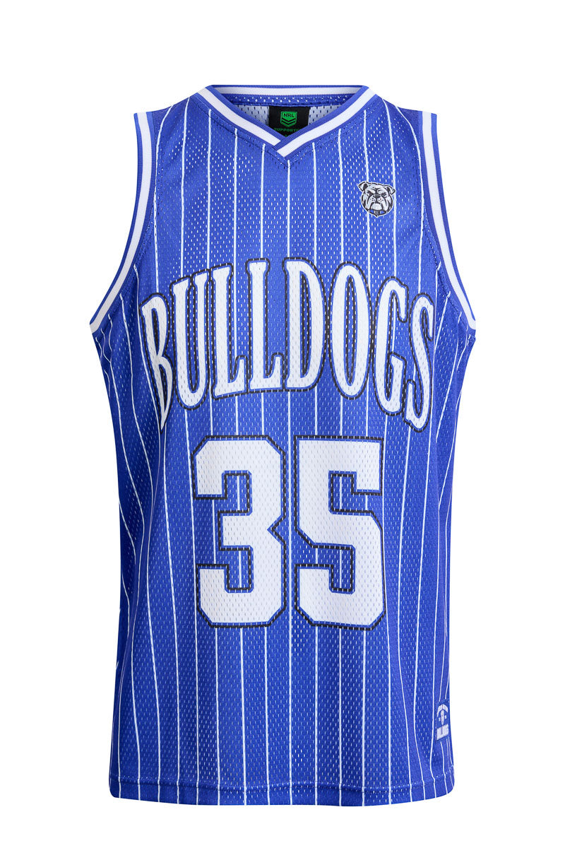 Canterbury Bankstown Bulldogs NRL Basketball Singlet