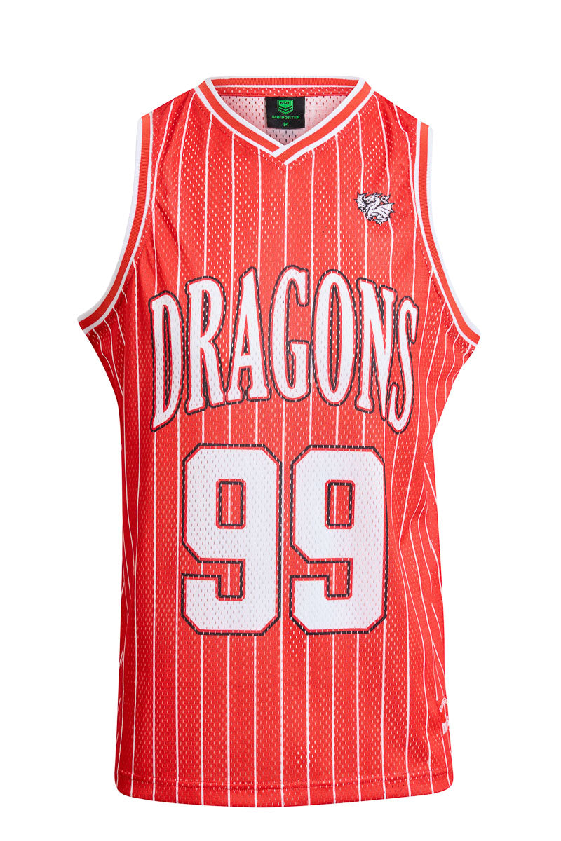 St George Illawarra Dragons NRL Basketball Singlet