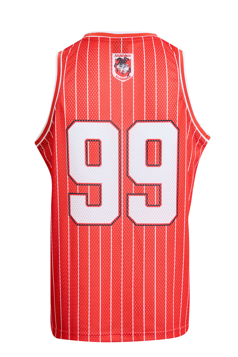 St George Illawarra Dragons NRL Basketball Singlet