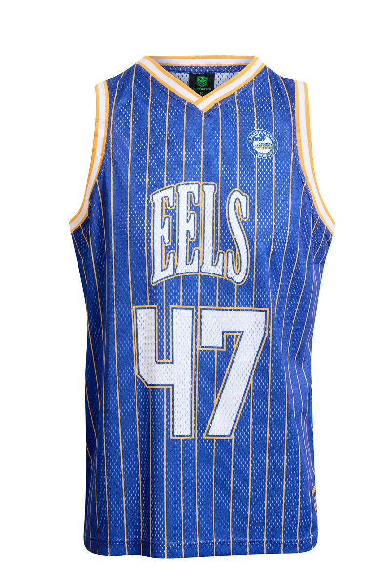 Parramatta Eels NRL Basketball Singlet