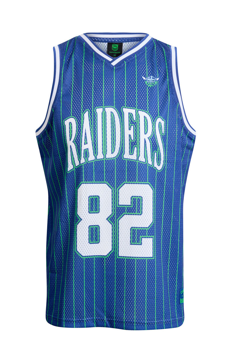 Canberra Raiders NRL Basketball Singlet