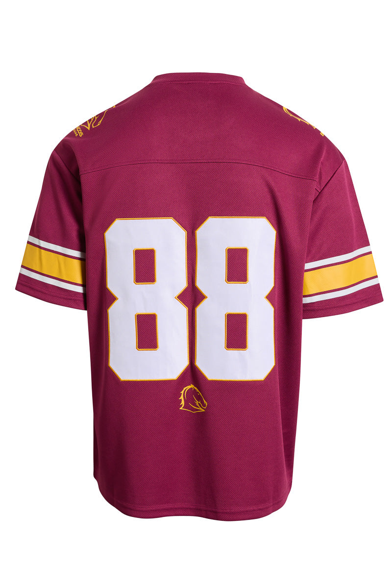 Brisbane Broncos NRL Gridiron Mesh Jersey