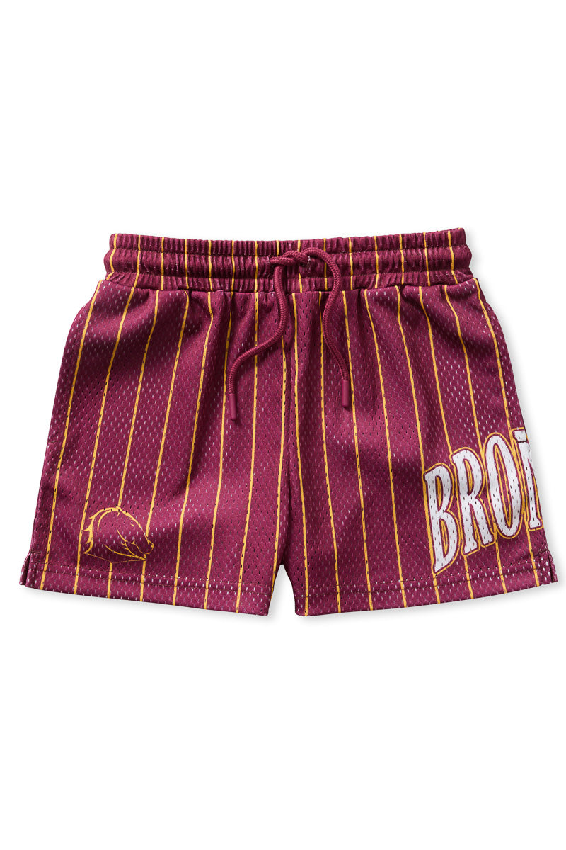 Brisbane Broncos Basketball Youth Shorts