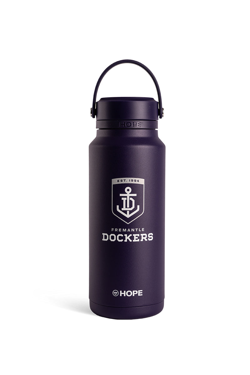 Fremantle Dockers Insulated 1L Water Bottle