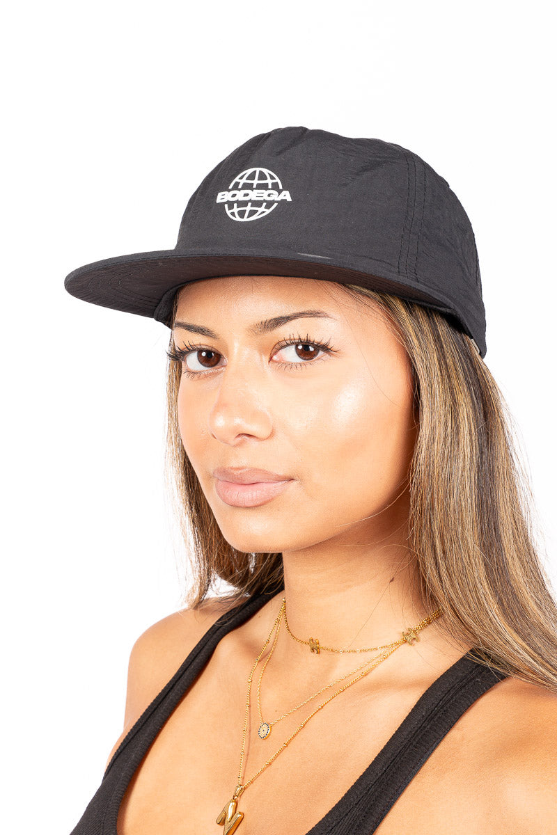 PRIMARY FLATBRIM SB NYLON CAP - BLACK - Womens