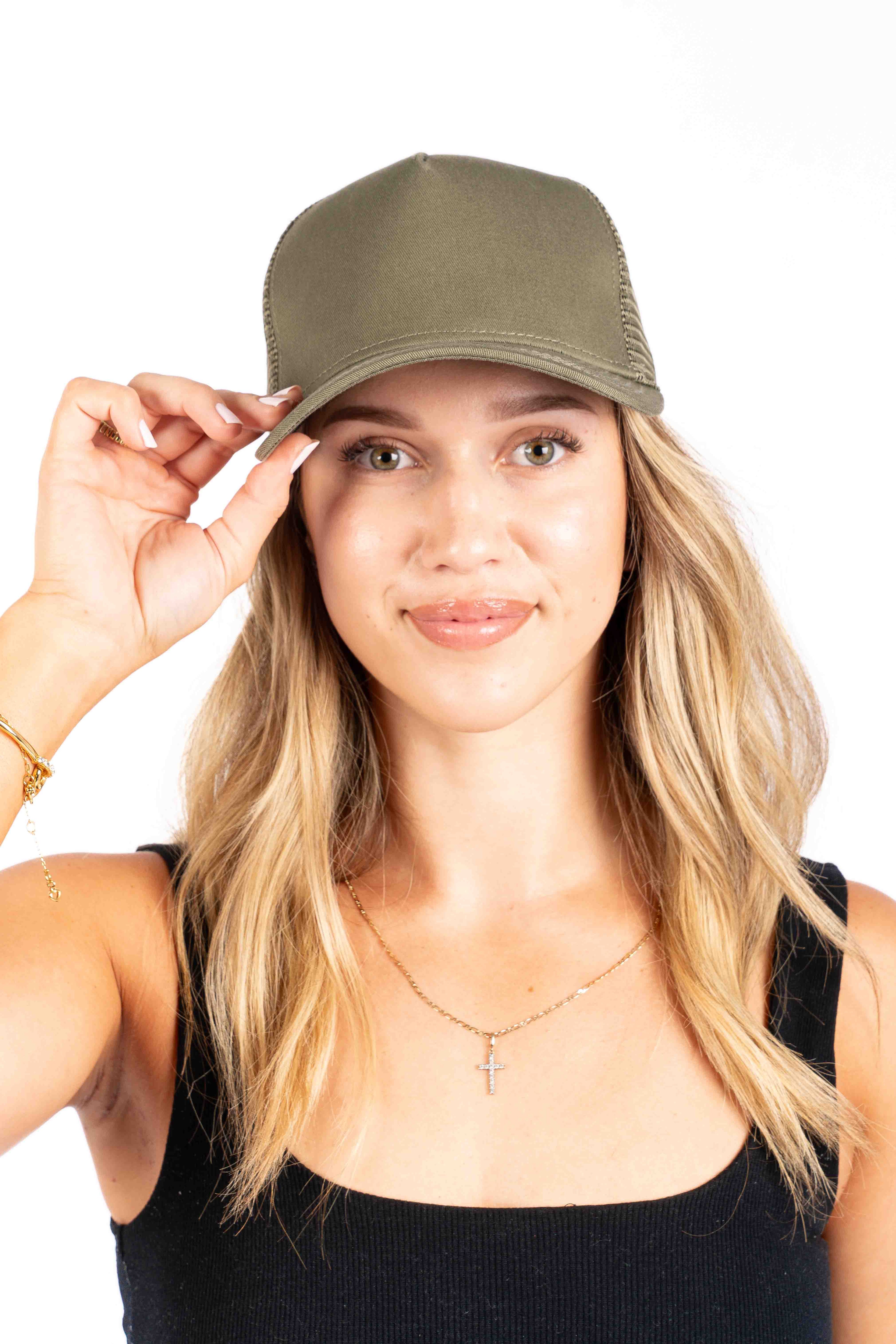 BODEGA TRUCKER CAP - OLIVINE - Womens